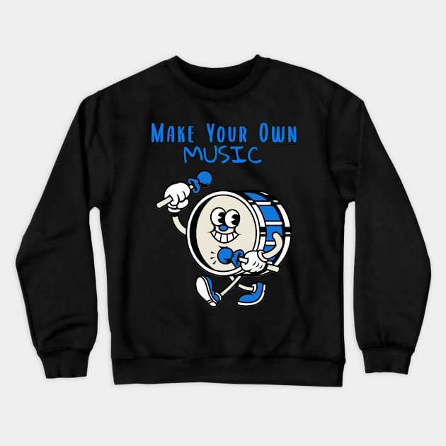 Make Your Own Music Crewneck Sweatshirt by Malficious Designs